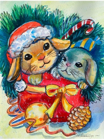 Gift for loved ones by artist Anastasia Shimanskaya